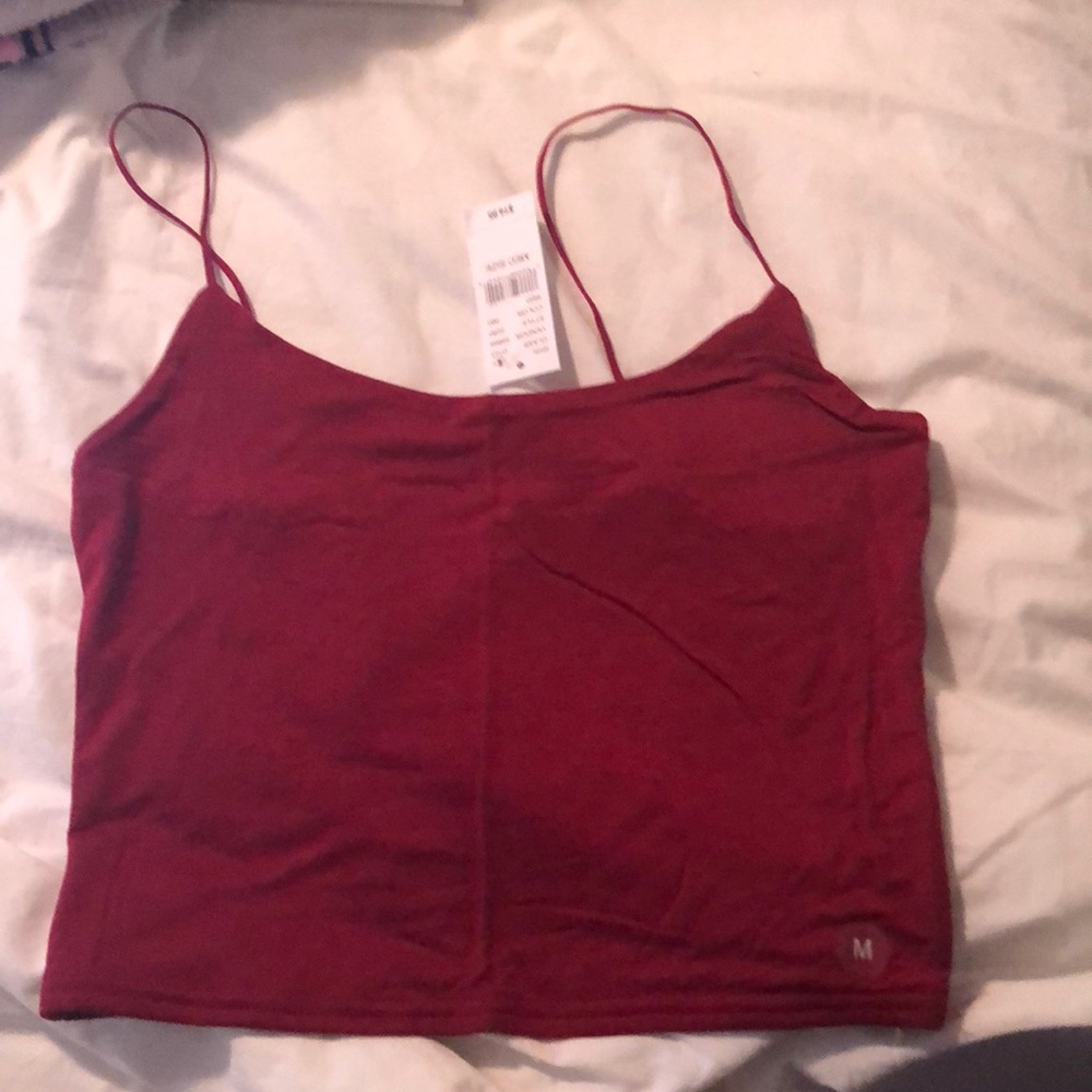 cropped cami tank top